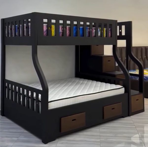 3½by 6 top and 4½by 6 down Blissful Kids Double Bunk Bed - Image 3