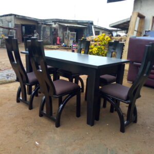 6 seater Mahogany Dining