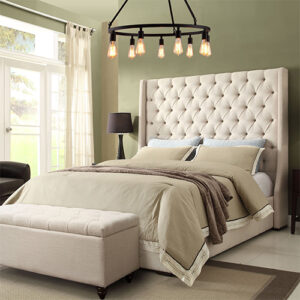 tufted bed