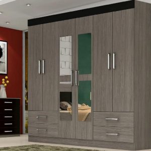6 door wardrobe