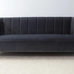 New Eagle Premium Grey Velvet Fabric sofa Set 3+2+1+1 - Image 4