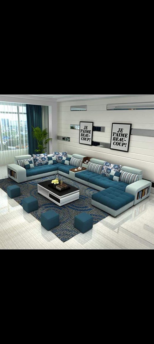 Buy Modern L-Shaped Modular Sofa Set