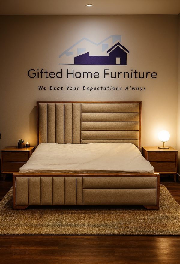 Buy Premium 6x6 Bedframe with HDF Bedside Drawers - Image 2