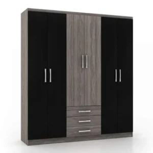 Buy Modern 6-Doors Wardrobe with Drawers