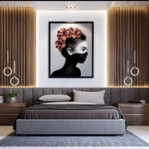 Buy Luxury Soft Padded 6by6 Bedframe with Bedside