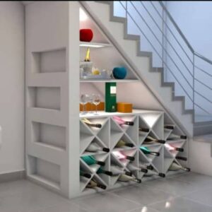 Buy Custom Under-Stair Wine Rack & Storage Unit