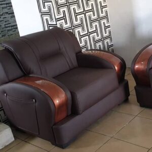 Buy Modern Brown Leather Series Sofa Set