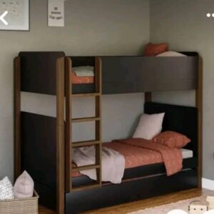Buy Custom Modern Wooden Bunk Beds for Kids with Built-In Ladder